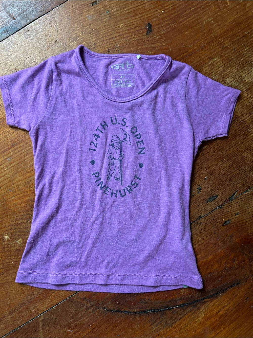Purple Pinehurst Graphic Tee - girls Short Sleeve Top